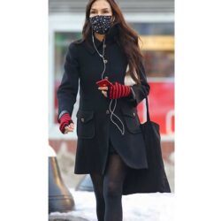 Tall Women Double Breasted Wool Coat Women