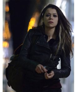Alternative view of Tatiana Maslany Womens Slim Fit Biker Jacket