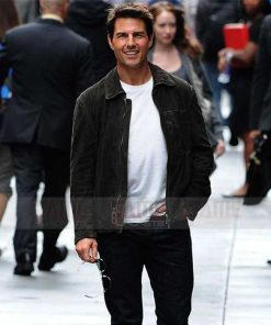 Alternative view of Tom Cruise Suede Biker Jacket