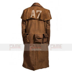 # Vegas A7 Veteran Ranger Armor NCR Gaming Suede Trench Coat