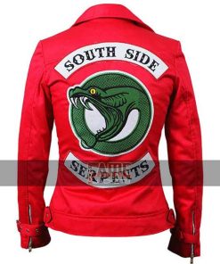 Southside Serpents Cheryl Blossom Riverdale Red Cotton Jacket