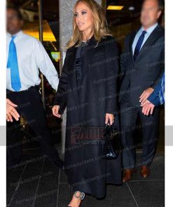 Alternative view of Jennifer Lopez Black Wool Winter Coat For Women
