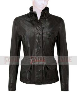 Latest Black Real Slim Fit Winter Jacket For Women