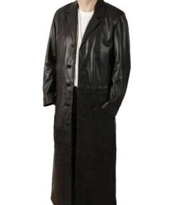 Alternative view of Dead Man The Undertaker Black Leather Overcoat
