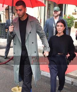 Younes Bendjima Mens Winter Casual Cotton Coat