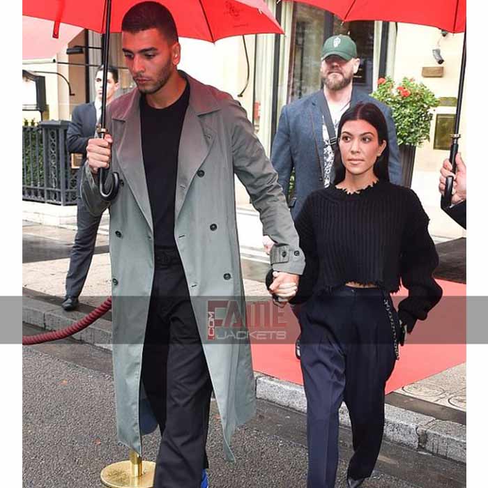 Younes Bendjima Mens Winter Casual Cotton Coat