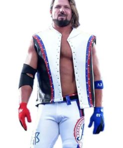 Buy A.J. Styles WWE White Vest