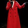 Shop AEW Collision 2025 Toni Storm Red Trench Coat