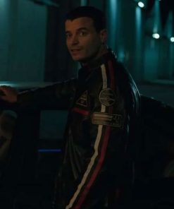 Shop Adryen Mehdi Berlin S01 Black Leather Jacket