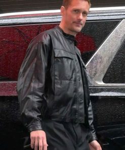 Shop Alexander Skarsgård Murderbot Black Jacket