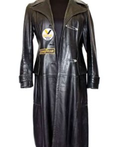 Shop Angelina Jolie Gone in 60 Seconds Black Leather Coat