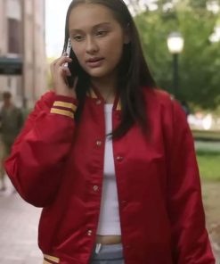 Shop The Summer I Turned Pretty S03 Lola Tung Varsity Jacket