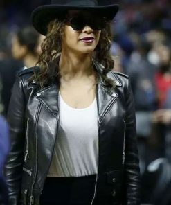Buy Beyonce Black Leather Jacket