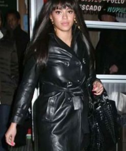 Shop Beyonce Leather Coat