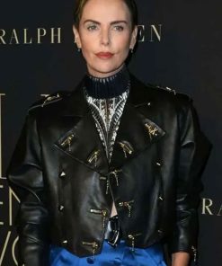 Buy Charlize Theron Studded Jacket