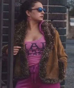 Shop Cheyenne Puga Neighborhood Watch Brown Jacket