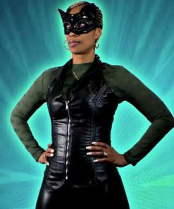 Buy Cynthia Belcher Sugar Black Leather Vest