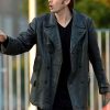 Buy David Tennant Leather Peacoat