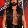 Shop Drew Mcintyre Motorcycle Black Vest