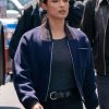 Shop Emily Alabi FBI S07 Blue Jacket