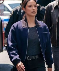 Shop Emily Alabi FBI S07 Blue Jacket