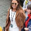 Buy F1 Pippa Middleton Brown Leather Jacket