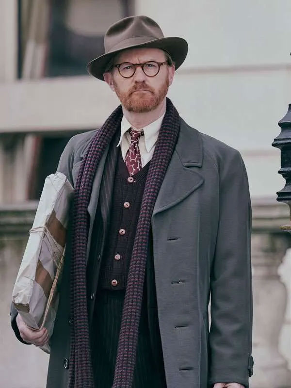 Shop Mark Gatiss Bookish S01 Gabriel Book Grey Coat