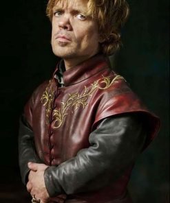 Buy Peter Dinklage Maroon Leather Vest