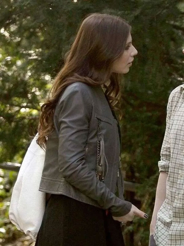 Shop Gossip Girl Georgina Sparks Leather Jacket