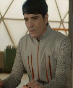 Shop David Dastmalchian Murderbot Gurathin Grey Vest