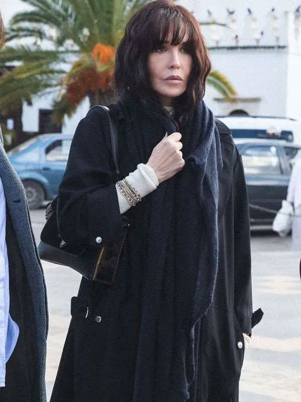 Buy Isabelle Adjani Sisters Black Wool Coat