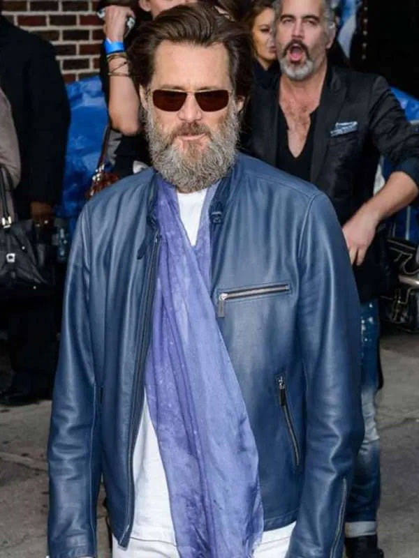 Shop Jim Carrey Leather Jacket