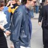 Buy Jim Carrey Blue Leather Jacket