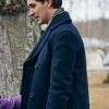 Shop Malte Gårdinger Young Royals S02 Blue Peacoat
