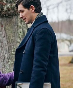 Shop Malte Gårdinger Young Royals S02 Blue Peacoat