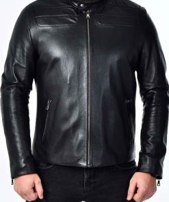 Buy Men’s Cafe Racer Black Jacket