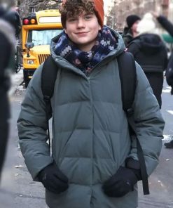 Shop Noah Benson Law and Order SVU Hooded Puffer Coat