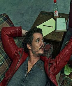 Shop Pedro Pascal Leather Jacket