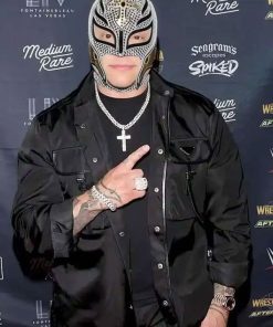 Shop Rey Mysterio WrestleMania Black Jacket