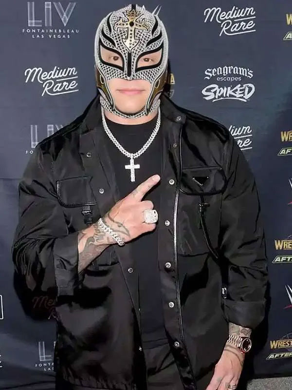 Shop Rey Mysterio WrestleMania Black Jacket