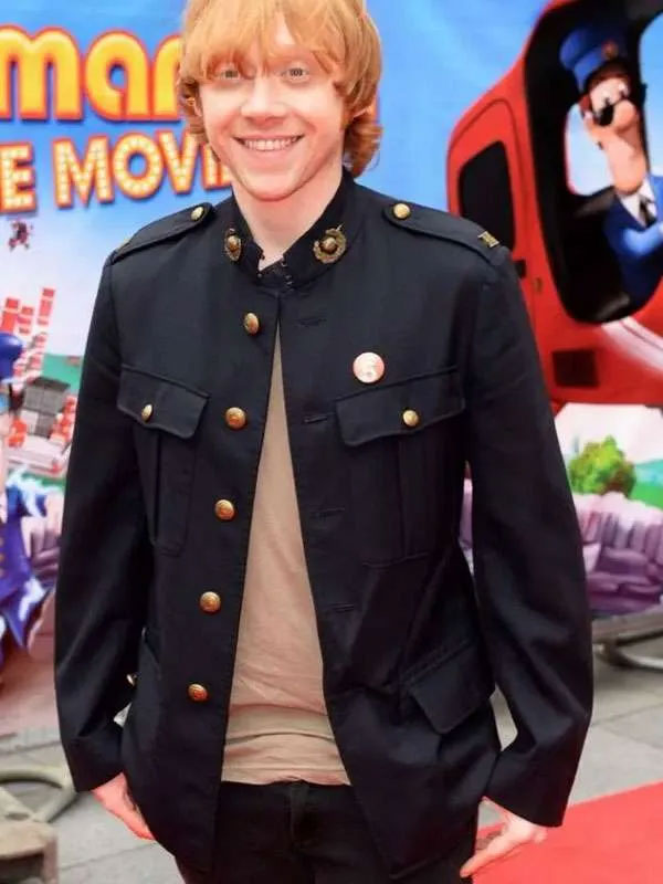 Buy Rupert Grint Postman Pat Black Jacket