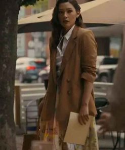 Shop Inga Schlingmann Watson S02 Sasha Lubbock Brown Blazer