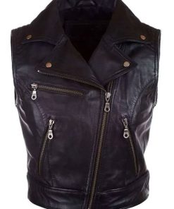 Buy Women Stylish Black Vest