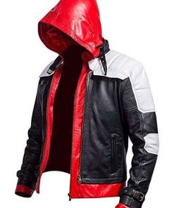 Shop Bat Logo Red Hood Arkham Jacket