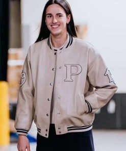 Shop Caitlin Clark Letterman Jacket