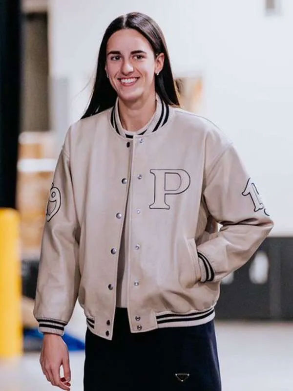 Shop Caitlin Clark Letterman Jacket