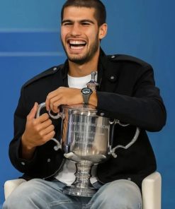 Buy US Open Carlos Alcaraz Black Jacket