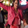 Shop Gupse Özay Platonic 2025 Pink Leather Jacket