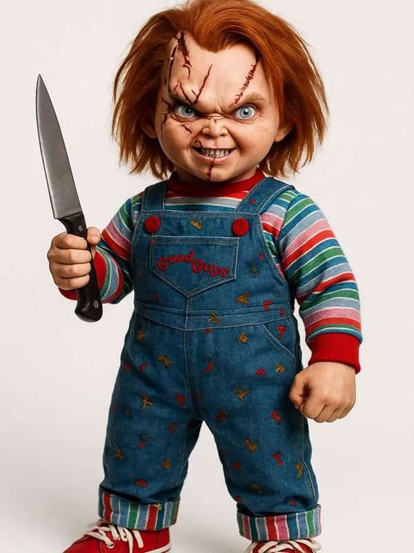 Buy Chucky Costume Jumpsuit