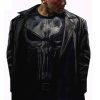 Shop Jon Bernthal Punisher Leather Coat